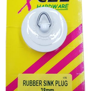Xcel Rubber Plug 38mm Carded