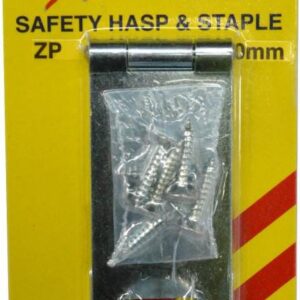 Xcel Hasp & Staple 90mm Carded