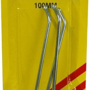 Xcel Pegboard Hooks CP 3-pce 100mm Carded