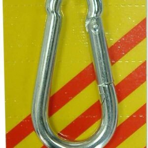 Xcel Karabiner - Pear Shape Zinc 6mm Carded