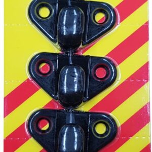 Xcel Plastic Lashing Hook HM0X 4-pce Black Carded