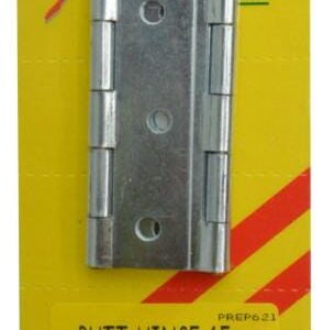 Xcel Butt Hinges - ZP Fixed Pin 2-pce 65mm Carded