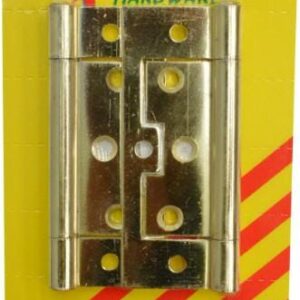 Xcel Flush Hinges - BP Fixed Pin 2-pce 100mm Carded
