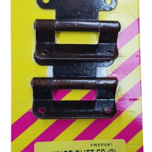 Xcel Semi-Concealed Hinges - FB Flat Leaf 2-pce Carded