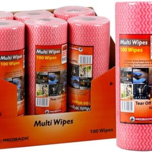 Redback Multwipes  30 x 30cm 100per roll