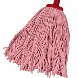 Redback Cotton Mop Head - Commercial Red 400gm