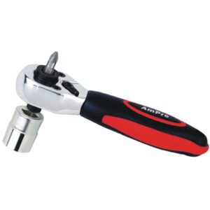 AmPro Mini Ratchet and Bit Driver 2-In-1 1/4" Drive