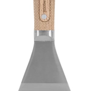 Rolling Dog Putty Knife Flexible 75mm Wooden Handle