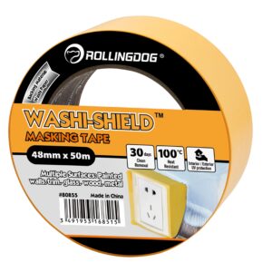 Rolling Dog Masking Tape Washi 50m Roll 48mm
