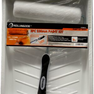 Rolling Dog Paint Roller Kit With Tray Roller Handle & Sleeve 230mm