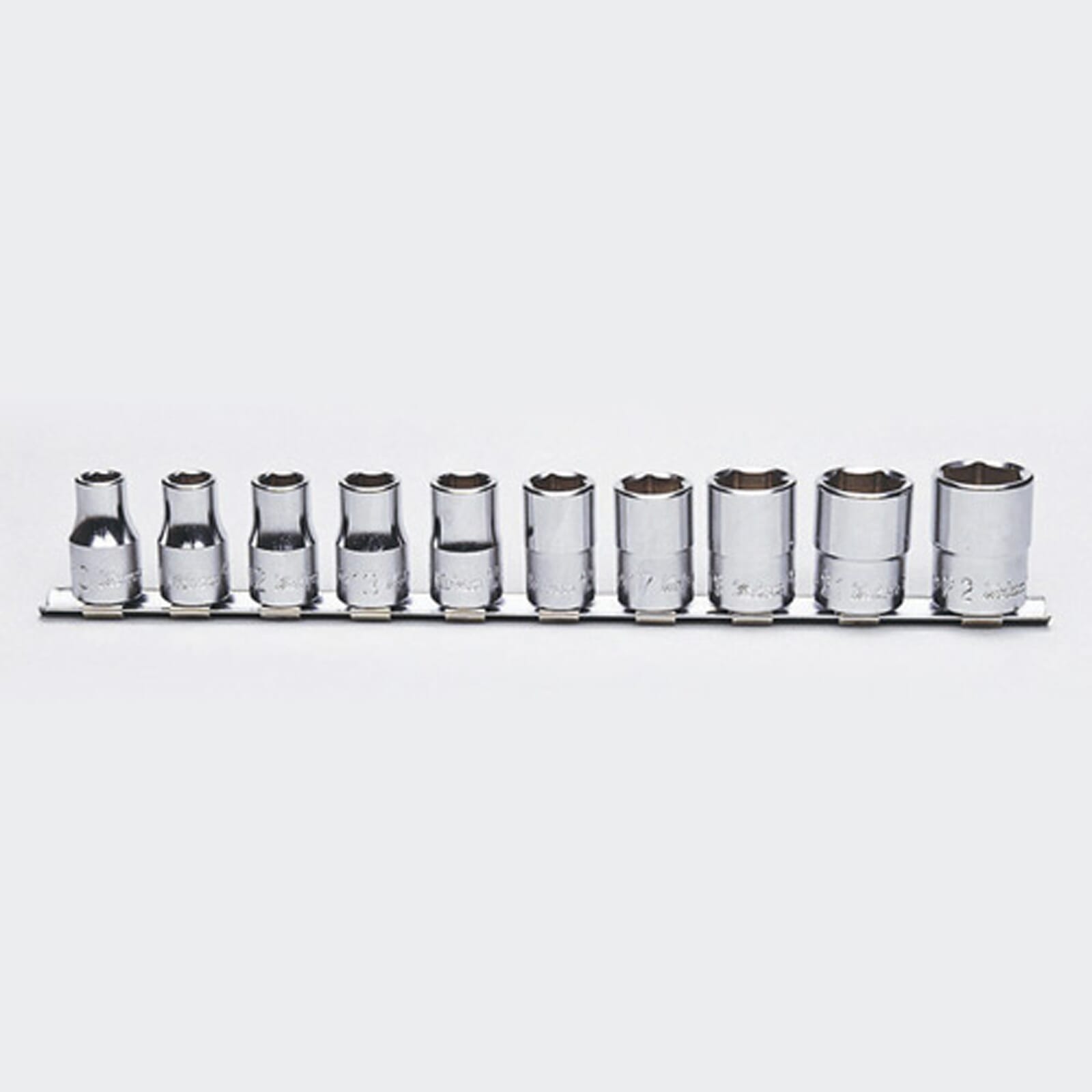 Koken RS4400M Socket Set On Rail 6pt 10pc 1/2 "Dr 10-22mm