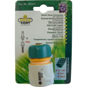 Raco Hose Quick Stop Connector - Plastic Carded #RT55/205C (replaces STOPCONB)