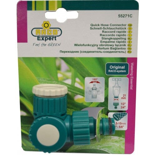 Raco Hose Tapnut with Swivel Joint - Plastic Carded #RT55/271C