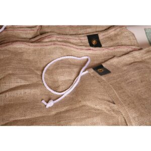 Taurus Tough Docking Scrim Hessian 34 m x 0.95 m Natural