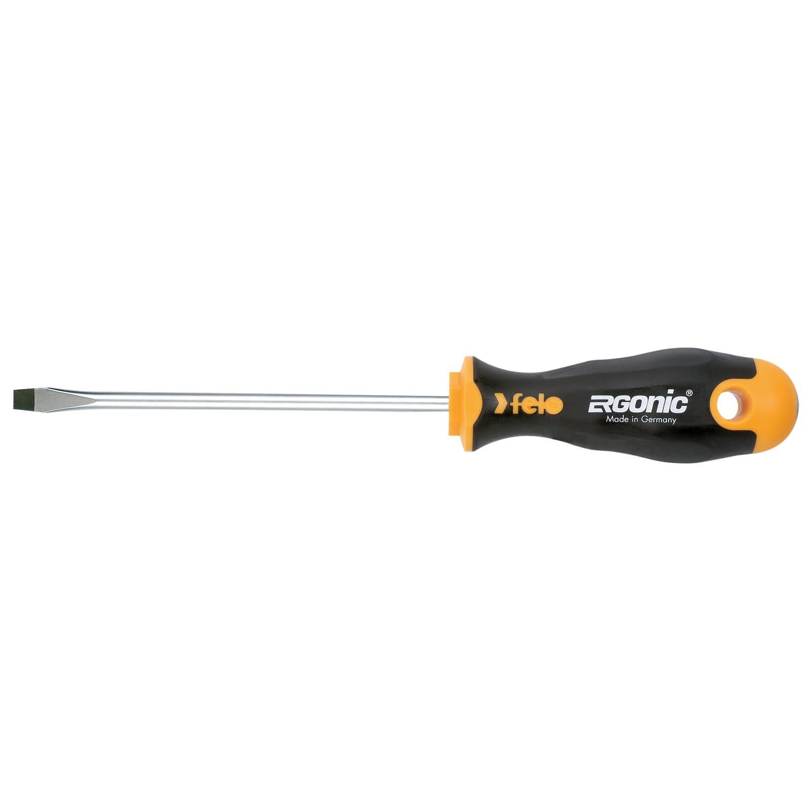 Felo 400 Ergonic Screwdriver Flat 5.5 x 1 x 125mm Hardened Tip