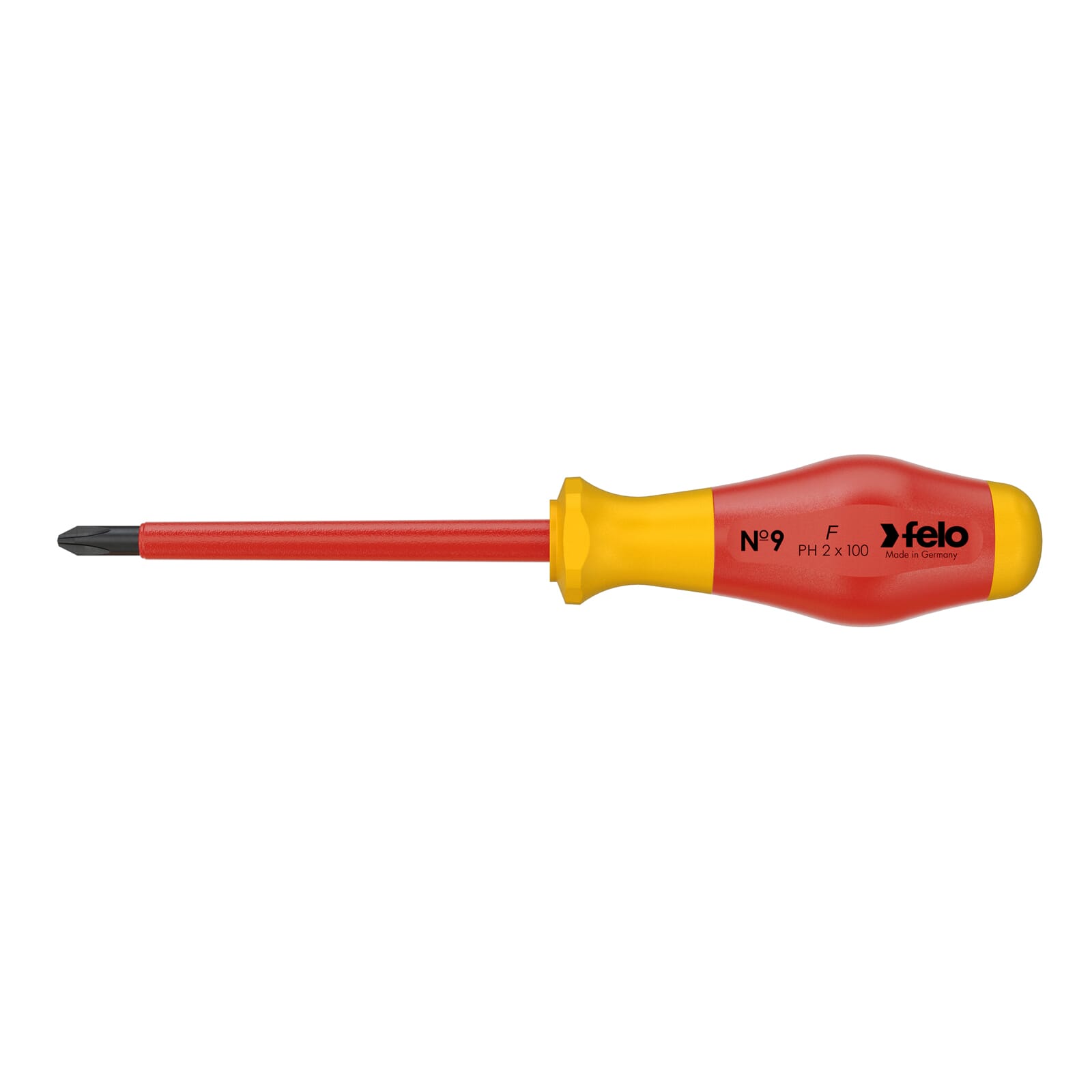 Felo 914 Screwdriver PH 2 x 100mm VDE