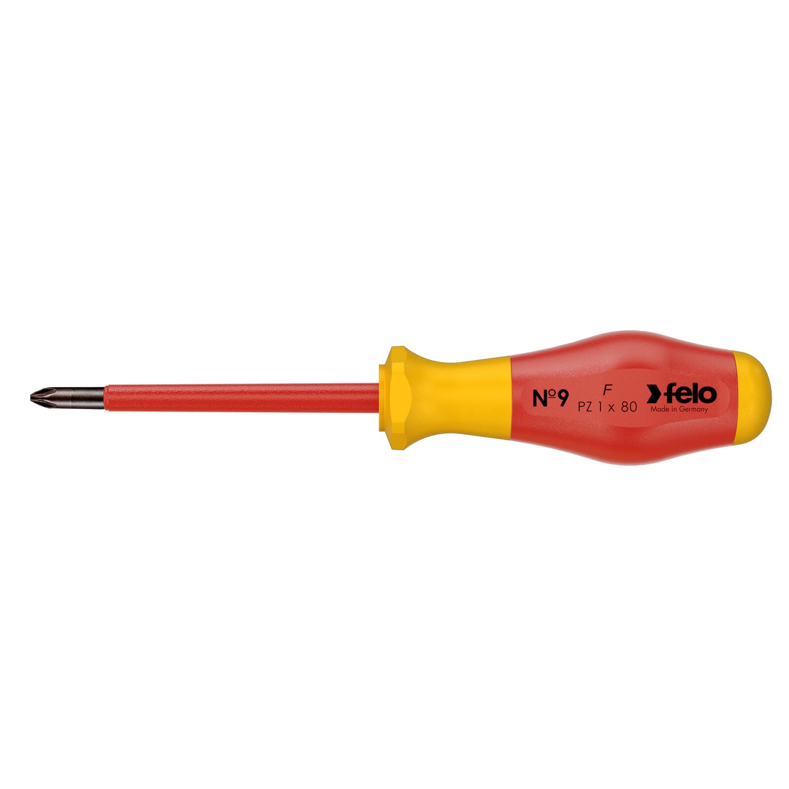 Felo 915 Screwdriver PZ 1 x 80mm VDE
