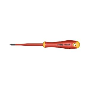 Felo 419 Ergonic E-slim Screwdriver Square #1 x 100mm Insulated Hardened Tip