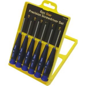 AmPro T32155 Precision Torx Screwdriver Set 6pc