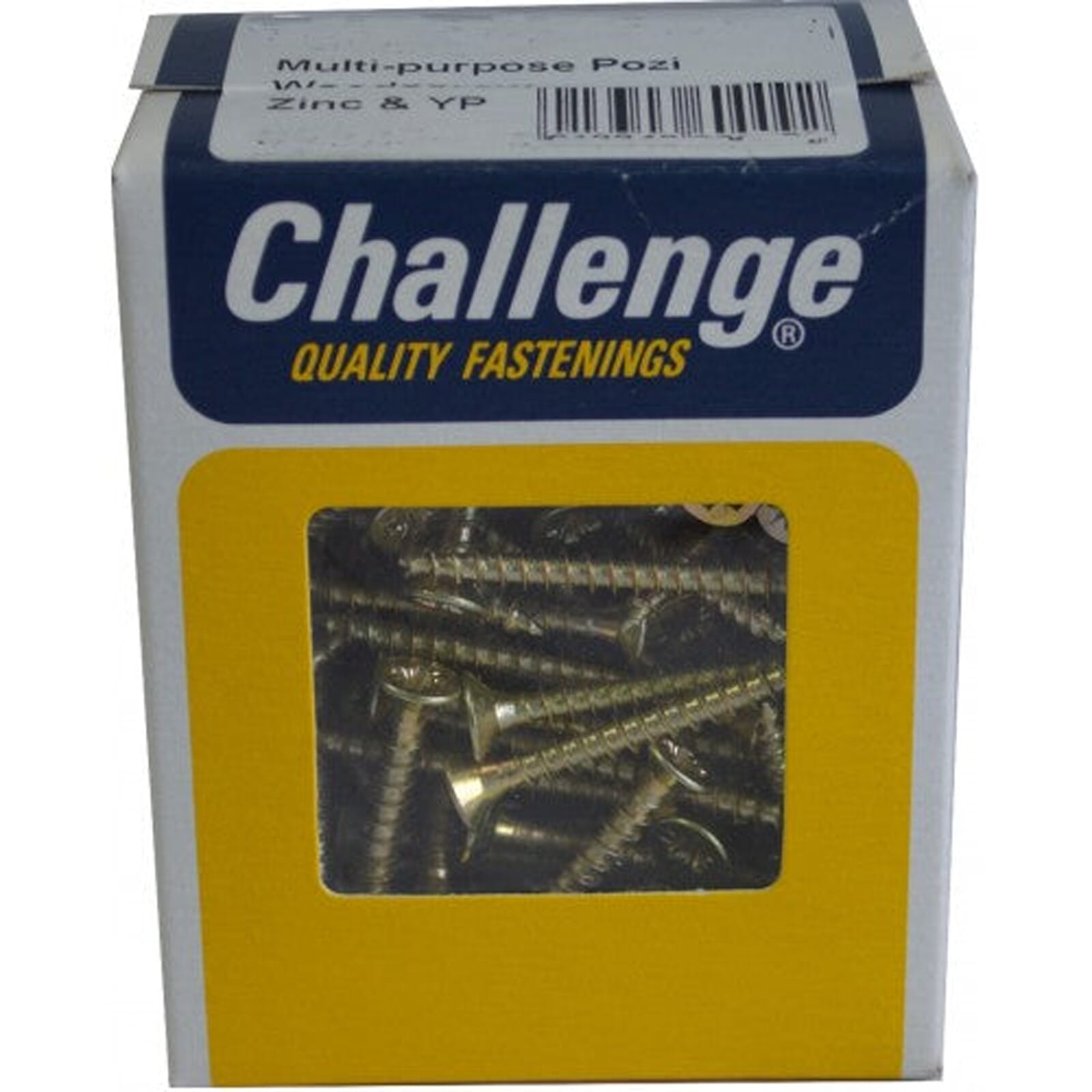 Challenge Wood Screws Countersunk Pozidriv Zinc Plated 25 mm 260-Piece