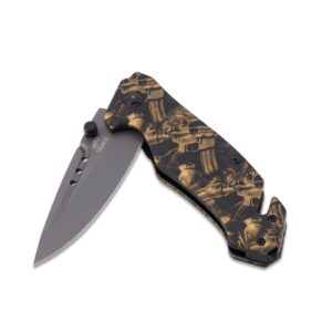 Taurus Tough Stainless Steel Pocket Knife Titanium Finish
