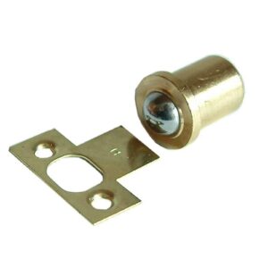Hipkiss Single Ball Cupboard Catch #355 Brass 10mm