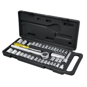Pretul Socket Set 39-pce in Case 1/4 - 3/8" 24220