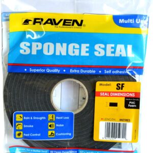 Raven Spongeseal Raven Black 5960        12 x 6mm x 5m