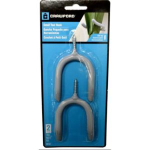 Crawford Screw In Storage Hook Pvc 2pce #SS13