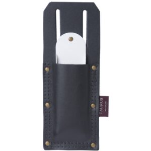 Taurus Tough Full Leather Chisel Pouch with PVC Insert Black