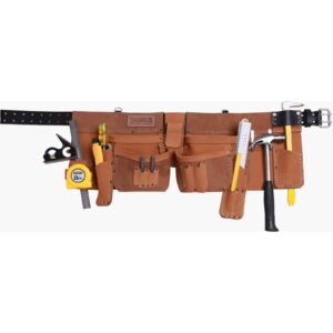 Taurus Tough Full Leather Super Yankee Tool Belt Apron LH Barley