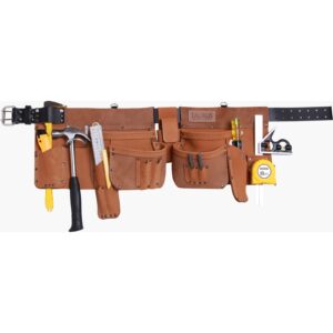 Taurus Tough Full Leather Super Yankee Tool Belt Apron RH Barley