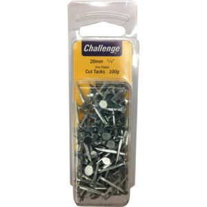 Challenge Zinc Tacks - 100gm Pack 20mm