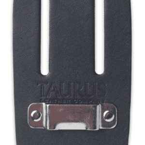 Taurus Tough Full Leather Tape Clip Zinc Plated Steel Black