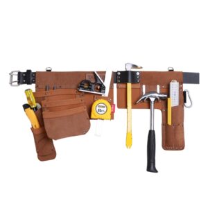 Taurus Tough Full Leather Hipster Tool Belt Apron RH Barley