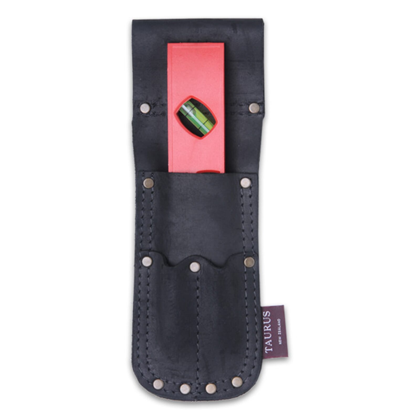 Taurus Tough Full Leather Level Accessory Pouch Black