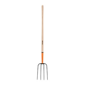 Truper Manure Fork with Long Handle 4-Prong