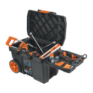 Truper Tool Box Plastic/ABS with Wheels & Telescopic Handle 585mm