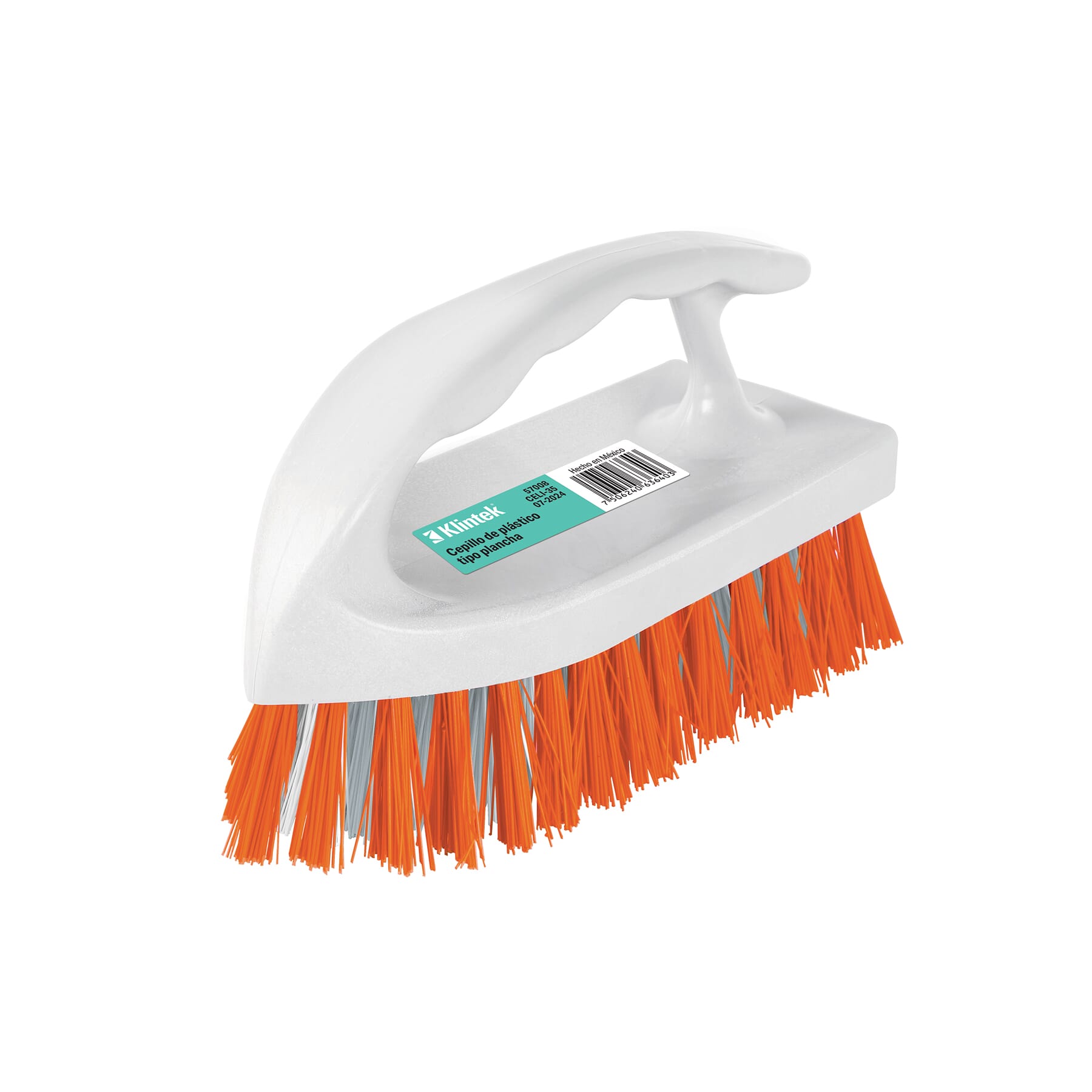 Truper Scrubbing Brush With Handle 140mm x 50mm 57008