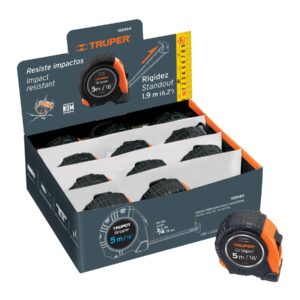 Truper Tape Measure 5m/16 x 19mm Blade  Compact 102664