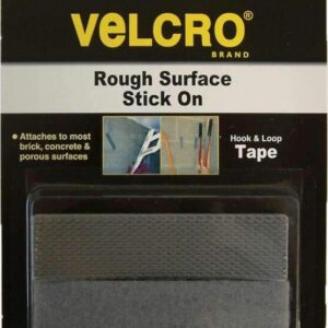 Velcro Heavy Duty Rough Surface Hook & Loop Tape 25mm x 100mm 3-pce