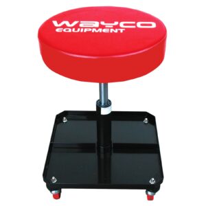 Wayco Hydraulic Adjustable Creeper Seat - 4 Wheels