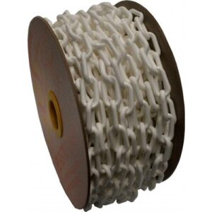 Xcel Plastic Chain 25m Reel - 5mm White