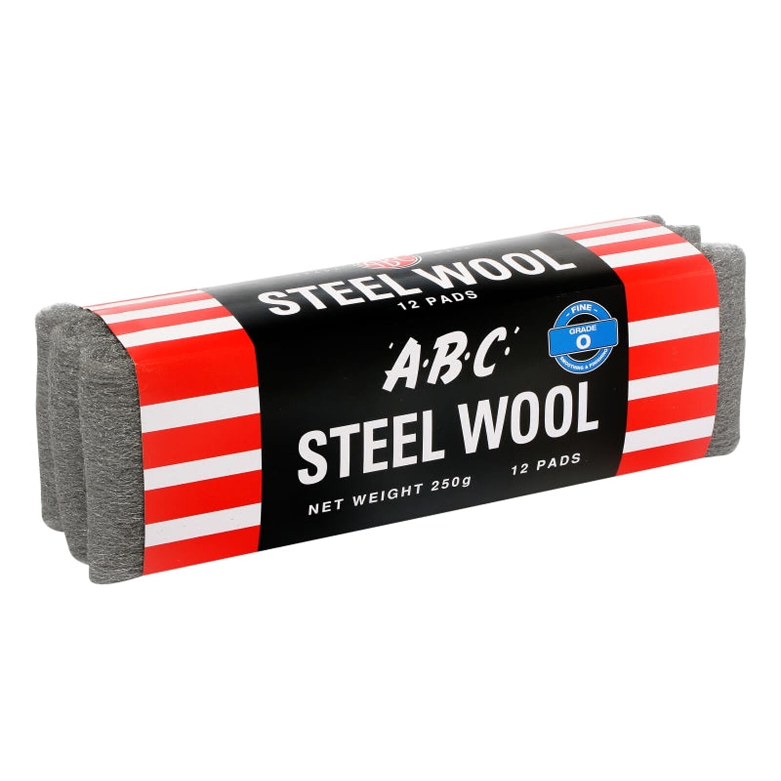 ABC Steel Wool Pads Fine 12-Piece