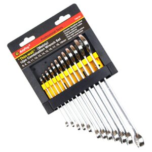 AmPro Combination Wrench Set 8-19 mm 12-Piece