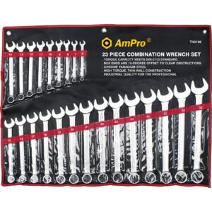 AmPro Combination Wrench Set 6-32 mm 23-Piece