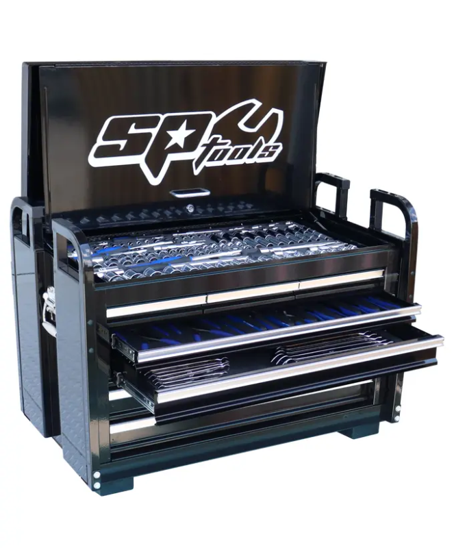 TOOLKIT 250PC METRIC/SAE - OFF-ROAD FIELD SERVICE 7 DRAWER BLACK