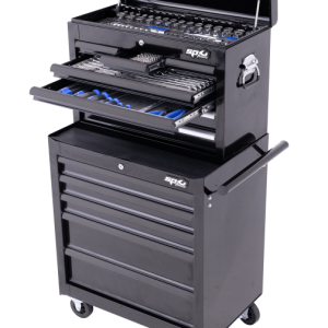 TOOLKIT 206PC METRIC/SAE - CUSTOM SERIES 12 DRAWER BLACK