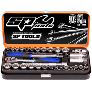 SOCKET SET - 3/8DR 12PT 32PC METRIC/SAE