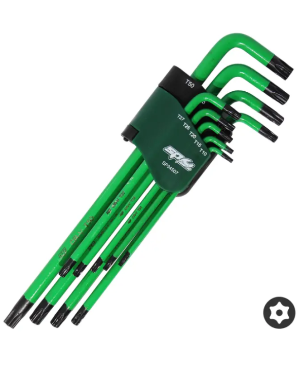KEY SET 9PC TORX DRIVE